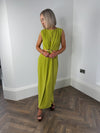 Selina Cut Out Midi Dress - Green