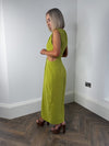 Selina Cut Out Midi Dress - Green