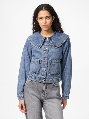 Ally Denim Jacket - Light Blue Denim