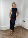 Franna Denim Midi Dress