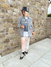 Alva Long Denim Shacket - Grey