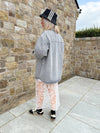 Alva Long Denim Shacket - Grey