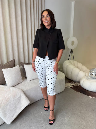Orla Capri Trousers - Polka