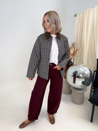 Alma Light Quilted Jacket - Forest Night
