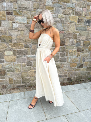 Thea Dress - Beige