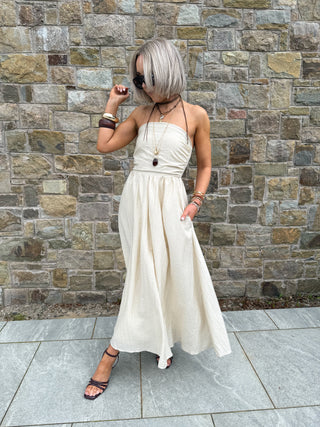 Thea Dress - Beige