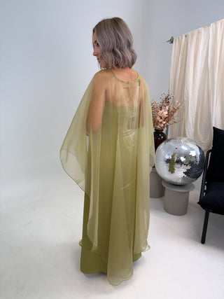 Vima Bandeau Maxi Dress - Moss