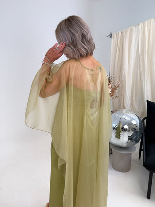 Vima Bandeau Maxi Dress - Moss