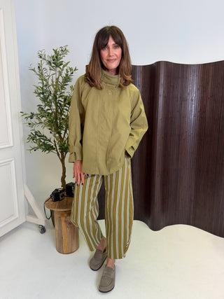 PRE ORDER 15th Oct Kata Short Trench Coat - Khaki
