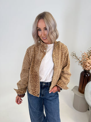 Brandi Bomber Jacket - Bambi