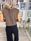 Yaz Denim Waistcoat - Leopard