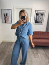 Malba Denim Trousers - Medium Blue