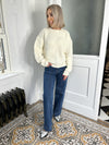 Mora Patchwork Knit - Cream