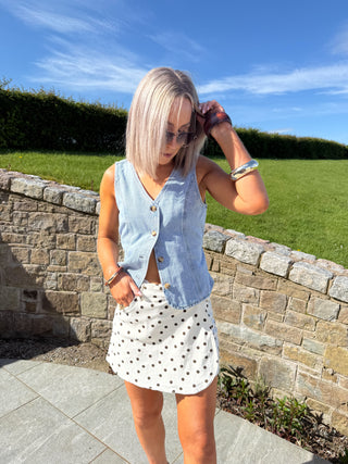 Jill Waistcoat - Denim