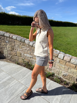 Daisy Shorts - Leopard Print