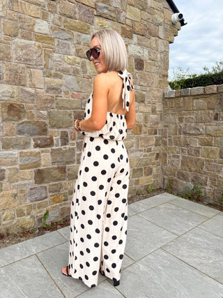 Maizee Halterneck Top - Polka