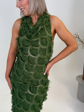 Pazilla Long Dress - Green