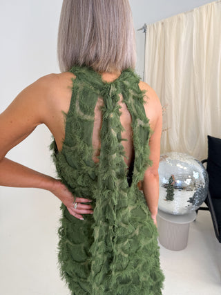 Pazilla Long Dress - Green