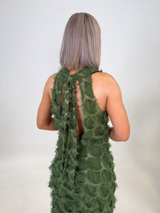 Pazilla Long Dress - Green
