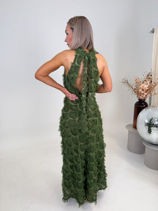 Pazilla Long Dress - Green