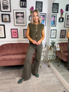 Edel Wide Leg Jeans - Khaki