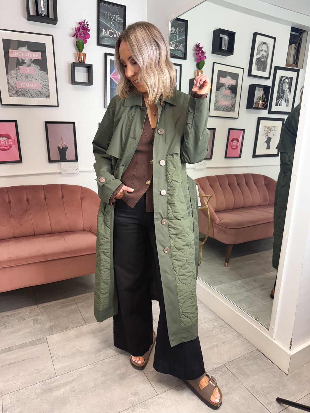 Softie Trenchcoat - Deep Depths