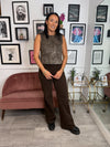 Dee Wide Leg Jeans - Brown