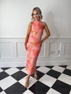 Lilou Printed Sequin Midaxi Dress