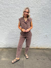 Cindy Jumpsuit - Chocolate