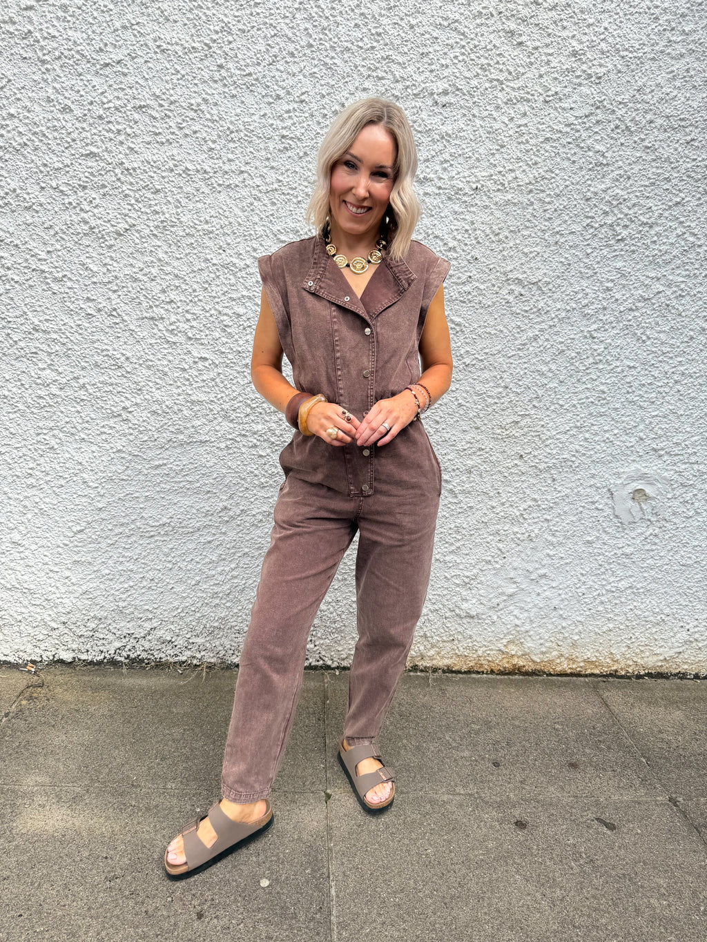 Cindy Jumpsuit - Chocolate