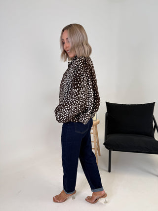 Vida Bambi Bomber Jacket - Brown