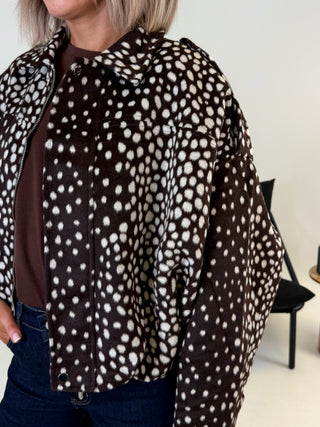 Vida Bambi Bomber Jacket - Brown