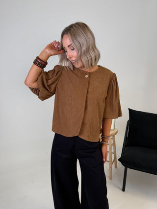 Riva Corduroy Jacket - Camel