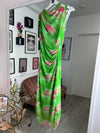 Ally Tie Dye Dress - Green/Pink