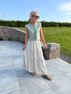 Yaz Denim Waistcoat - Khaki