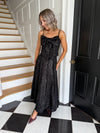 Zoya Sequin Skirt - Black
