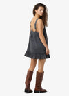 Oregon Acid Wash Denim Dress - Black