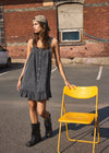 Oregon Acid Wash Denim Dress - Black