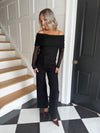 Edel Wide Leg Jeans - Black
