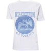 Led Zeppelin Licensed T-Shirt - Tour '75 Blue Wash