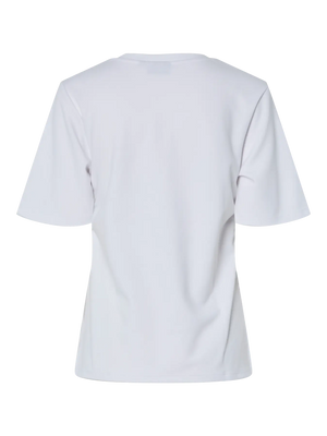 Skylar Split T-Shirt - White