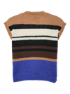 Jida Knit Gillet - Hot Fudge/Birch
