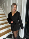 Felix Tie Blazer - Black