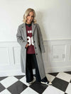 Jadine Long Coat - December Sky Melange