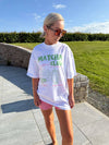 Matcha Club Oversized T-Shirt - White