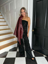Heidi Biker Jacket - Burgundy