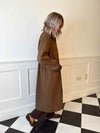 Hella Long Coat - Coffee Bean