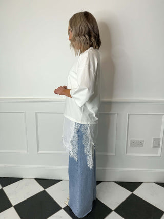 Lucee Combined T-Shirt - White