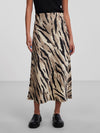 - Midi Length  - Elasticated Waist with hidden side zip  -  Print repeated all-over the fabric
