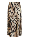 - Midi Length  - Elasticated Waist with hidden side zip  -  Print repeated all-over the fabric